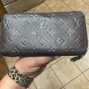Louis Vuitton Chocolate Monogram Zipper Wallet